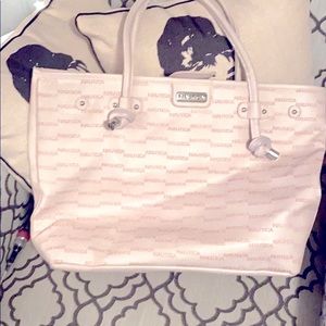 Nautica tote, pink, large, roomy, great condition